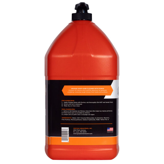 Orange Goop Hand Cleaner with Pumice – Goop Hand Cleaner