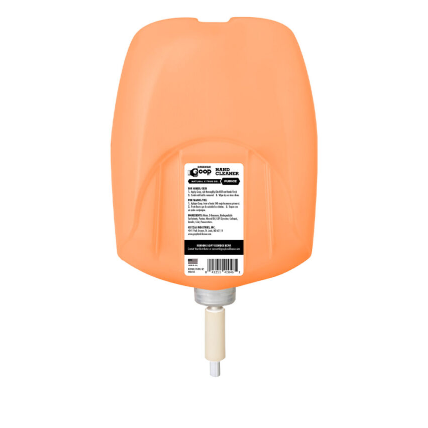 Orange Goop Hand Cleaner with Pumice Re-fill Cartridge – Goop Hand Cleaner